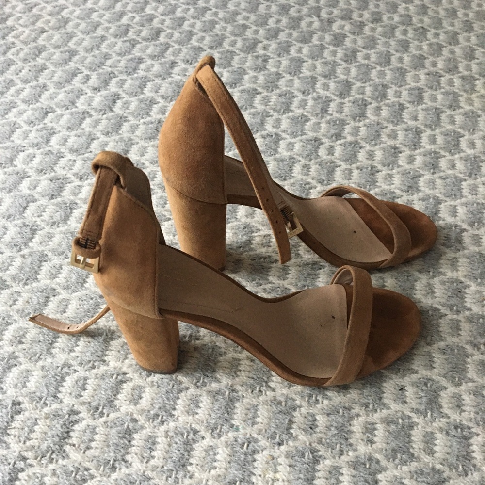 Aldo suede strappy heels